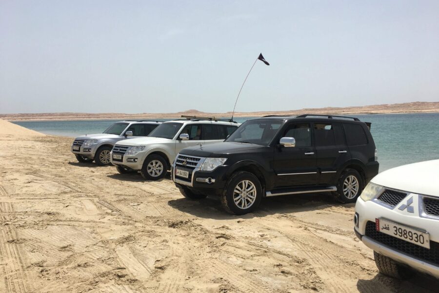 Camping at the Qatar/Saudi Border