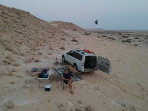 Solo Camping – Qatar – August 2019